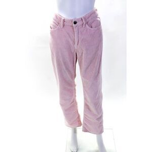 M.i.h. Jeans Womens Daily Crop Cord Jeans Pink Size 10 11597463